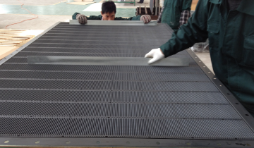 Flattening after coating